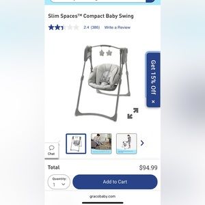 Graco swing for baby